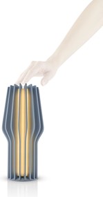 Sugárzó LED-es tölthető lámpa, füstös kék - Eva Solo