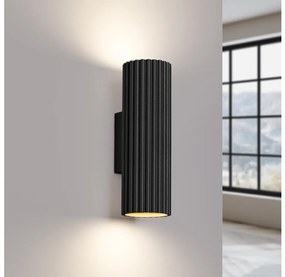 Brilagi - Fali lámpa CRESTO 2xGU10/10W/230V 20 cm fekete