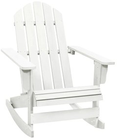 vidaXL fehér kerti fa hintaszék