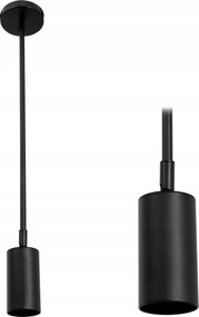 Mennyezeti Lámpa Lógó Egyetlen Reflektor Fekete Cső APP609