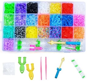 Gumikarkötő készítő készlet - BMK-6700 XXL - 6700 db