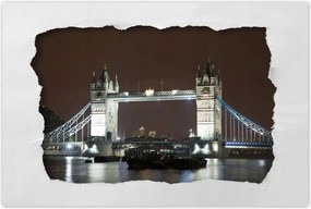 Poszterek 60x40 Megvilágított toronyhíd