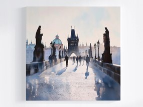 Poszter Építészet Város Prága Csehország Károly Híd 40x40