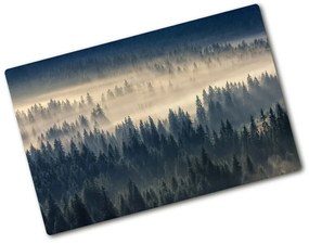 Edzett üveg vágódeszka Köd az erdőben pl-ko-80x52-f-134224571