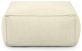 Krémszínű buklé babzsákfotel Mass – SLOWDOWN