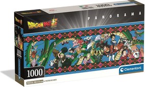 Dragon Ball Cosmic Clash 1000 db-os panoráma Compact puzzle Clementoni