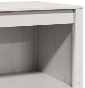 Külső konyhai szekrény fehér 106x55x92 cm Tömörfa fenyő