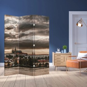 Paraván - Prágai vár a félhomályban (126x170 cm)