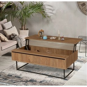 Est Walnut and Black konferenciaasztal