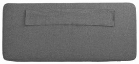 Kárpitozott fejtámla fejtámlával Barna és Világosszürke 180 cm