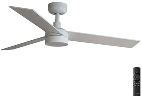 FARO Barcelona FARO 34295-1TW- LED Dimmelhető ventilátor RUDDER S LED/18W/230V 2700/4000/6500K + távirányító 34295-1TW