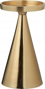 Dekorációs Gyertyatartó Alumínium Arany 10X10X17 CM