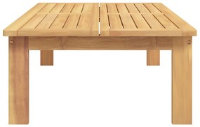 Tömör akácfa kerti asztal 100 x 60 x 30 cm