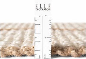 Krémszínű kézi szövésű juta szőnyeg 160x230 cm Harvest Sierra – Elle Decoration