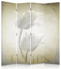 Gario Paraván Retro tulipánok Méret: 145 x 170 cm, Kivitelezés: Klasszikus paraván