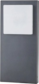 Világítóoszlop téglalap Blooma integrált Led fényforrás 40 cm szürke