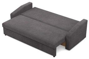 Zeus kanapéágy, kordbársony, hab töltet, döntött kartámasz, szürke