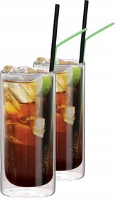 Maxxo Cuba Libre italospoharak, 400 ml, duplafalú, 2 db.