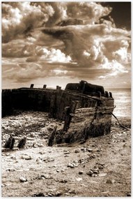 Poszterek 80x120 Horgászcsónak fotó