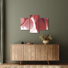 Kép - Piros absztrakt virág N⁰3 (90x60 cm)