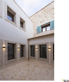 SLV 232537 SITRA CUBE Modern Kültéri Fali Lámpa Rozsdás GX53 IP44