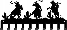 Fali kulcstartó akcesoria Fém Tömör Loft Cowboy Dekoráció