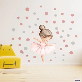 PIPPER. Textil falmatrica "Balett-táncos"