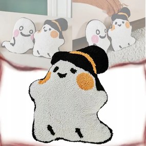 Zhyakld Halloween szellem plüss párna 35 cm fehér