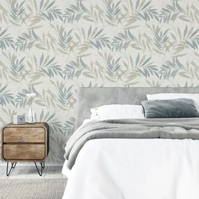 Arthouse Signature 1 Luxury Leaf bézs-szürke leveles vlies tapéta – 299300