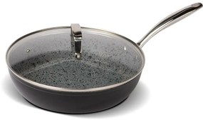 Lamart LT1262 serpenyő fedéllel Granit, átmérő 28cm