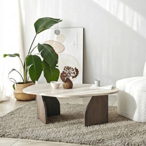 Rock - Travertine, Walnut