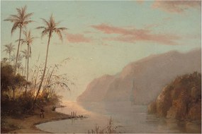 Kép - Camille Pissarro, A creek in st. Thomas (Virgin Islands), reprodukciók (90x60 cm)