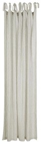 IB Laursen BLACK STRIPES fehér függöny 7 pánttal a kötözéshez 140x220 cm