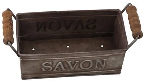 Sötétszürke fém szappantartó – Antic Line