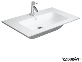 Mosdó bútorba Duravit Me By Starck 83x49 cm fehér színben fényes felülettel középső nyílással 2336830000