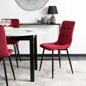 Bordó Bársony Étkezőszék. PERU