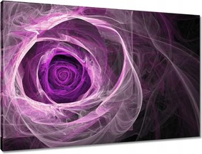 Vászonkép 90x60 Fraktál rózsa