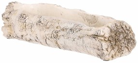Virágtartó - virágláda, nyírfa utánzat, 32 x 12 x8 cm, 32 cm
