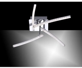 Leuchten Direkt 11291-17 - LED Felületre szerelhető csillár SIMON 4xLED/3W/230V fényes króm