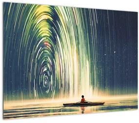 Kép - Az univerzum közepe (üvegen) (70x50 cm)