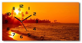 Üvegóra vízszintesen Sunset beach pl_zsp_60x30_f_112375136