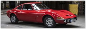 Poszterek 200x66 Piros klasszikus Opel Gt