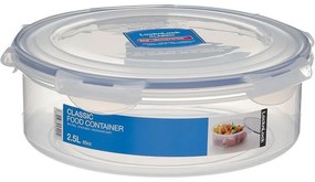 LOCKnLOCK Kerek élelmiszer-tároló doboz, 2,5 l, 24 x 8 cm