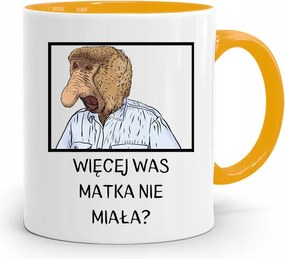 Sárga Bögre Janusz Többé Nem Volt? fényképes nyomattal