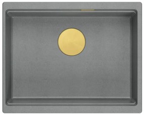 gránit mosogató Logan 100 Grey Metallic