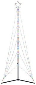 színes LED karácsonyfa 525 LED 302 cm