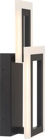 Quintiesse modern fali lámpa inizio fehér matt fehér matt fekete elsqn-inizio-1w-bk