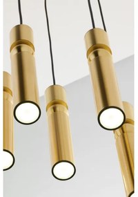 Jupiter 2020 - Csillár zsinóron ALAS 5xGU10/10W/230V arany