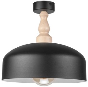 Felületre szerelhető csillár RINA 1xE27/15W/230V fehér/bükkfa