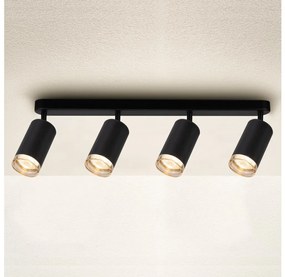 Brilagi Brilagi - Fürdőszobai spotlámpa SELE 4xGU10/30W/230V IP44 fekete BG1653
